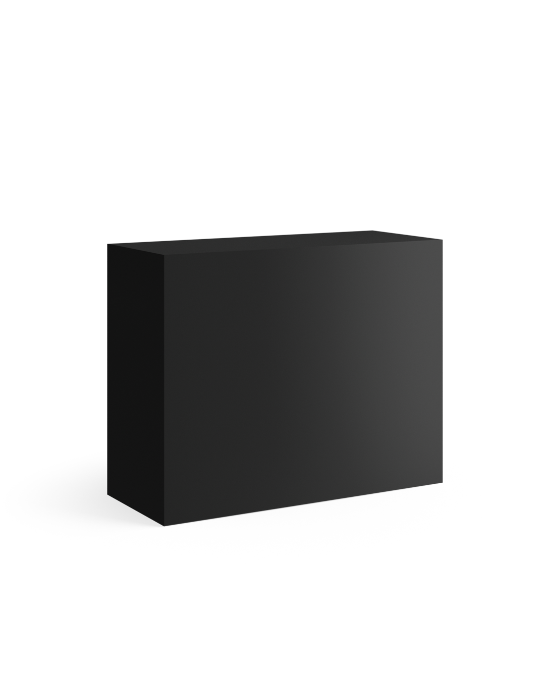 Welcome Black - Black reception desk